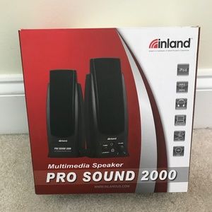 NEW Inland Dual Multimedia Speaker Set